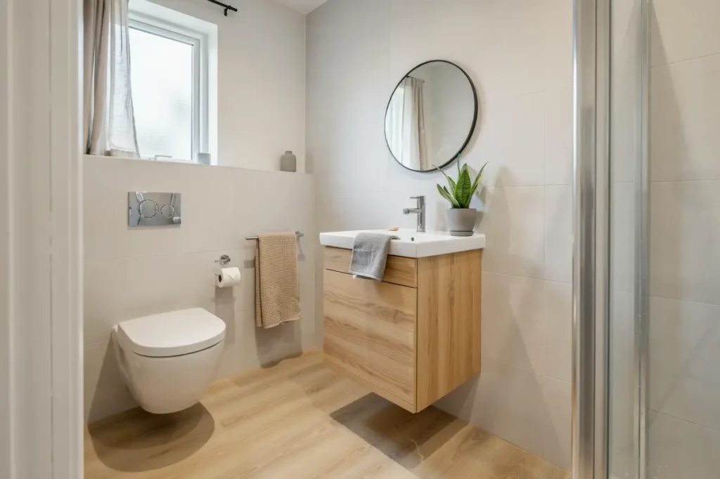 renovering av badrumsblandare och wc i bagarmossen