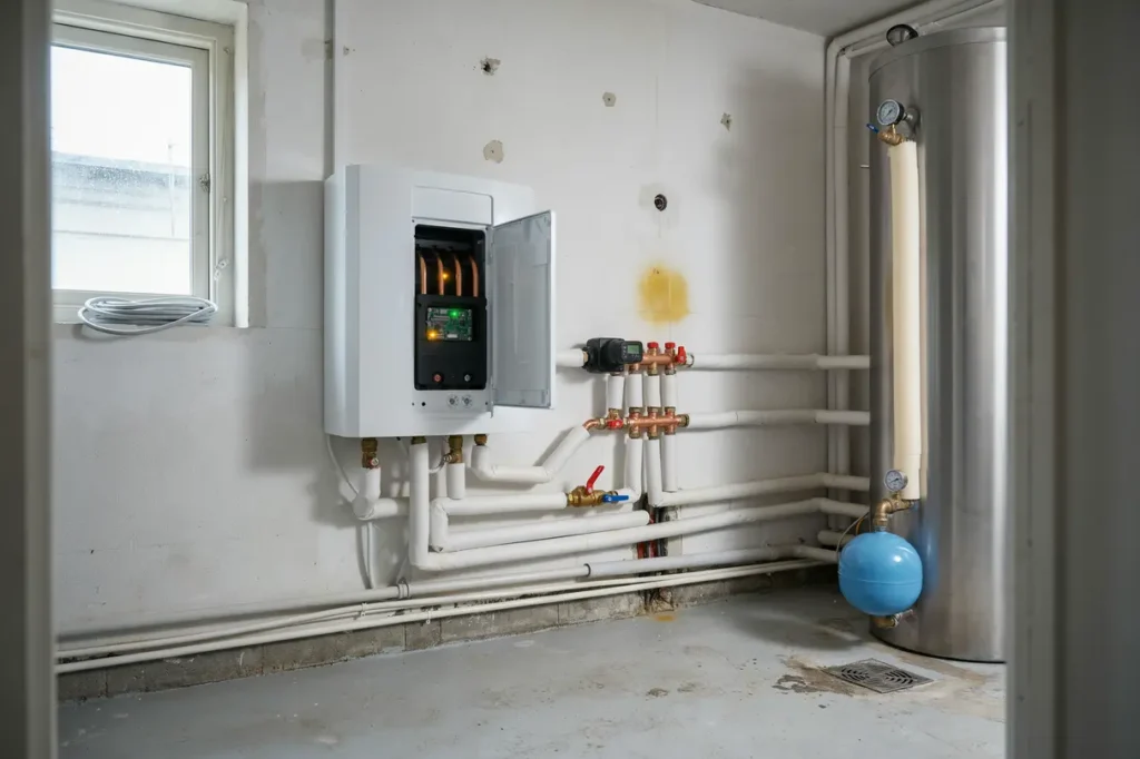 fels ka luft vattenv rmepump med extern varmvattenberedare